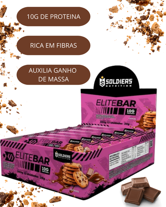 Barra de proteína COOKIES soldiers 30g/unidade