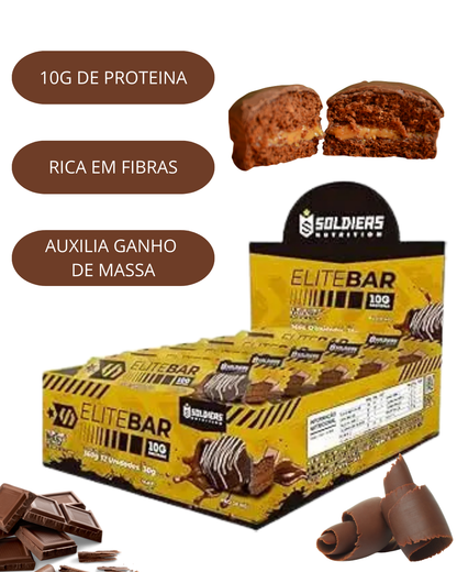 Barra de proteína PÃO DE MEL soldiers 30g/unidade