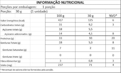 Barra de proteína AMENDOIM soldiers 30g/unidade