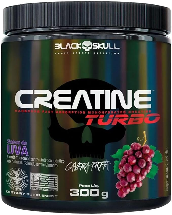 CREATINE BLACK SKULL 300g sabor uva