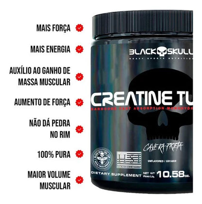 CREATINE BLACK SKULL 300g sabor uva