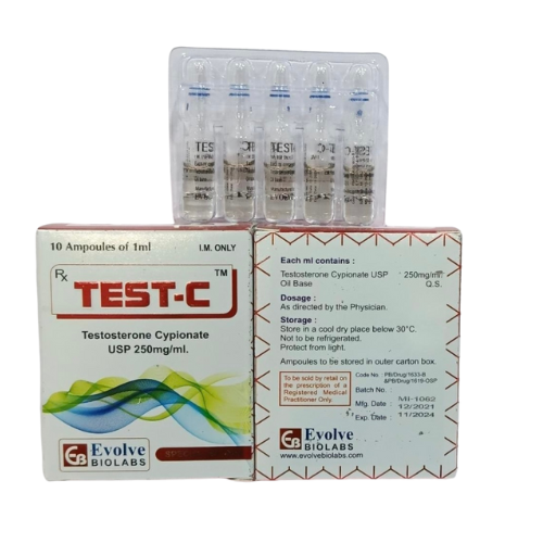 Testoterone CYPIONATE 250mg/ml 10ml