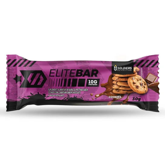Barra de proteína COOKIES soldiers 30g/unidade