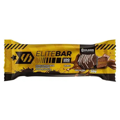Barra de proteína PÃO DE MEL soldiers 30g/unidade